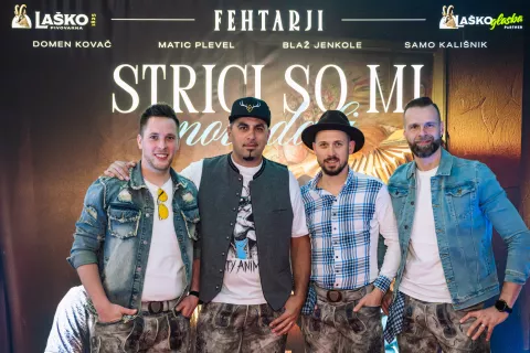 Fehtarji - premiera video albuma ("Strici so mi povedali") v Cineplexx Kranj / Foto: Primož Pičulin