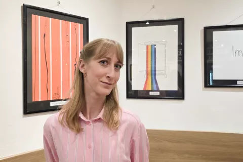 Tina Nunar &scaron;e do 5. maja razstavlja na kranjskem Pungretu / Foto: Osebni Arhiv