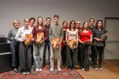 zaključek literarni natečaj Franceta Pibernika za najbolj&scaron;i srednje&scaron;olski esej 2026 / Foto: Tina Dokl