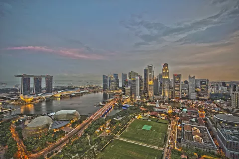 Singapur je eno od tistih velemest na planetu, ki so se v globalizacije najbolje zna&scaron;la, postal je veliko finančno, trgovsko in prometno vozli&scaron;če. / Foto: Wikipedija