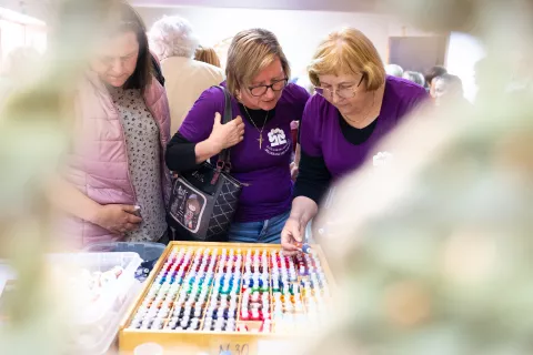 20. Slovenski klekljarski dnevi v Žireh. Žiri, 25. 4. 2026 / Foto: Matic Zorman