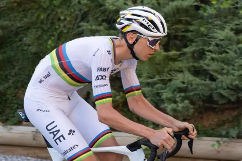 Tadej Pogačar niza uspeh za uspehom. Konec tedna ga bomo znova lahko pozdravili na cestah na Gorenjskem. / Foto: Peter Ko&scaron;enina