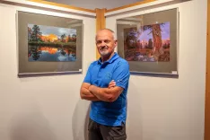 Franci Pogačar fotografska razstava GORI DOLI NAOKOLI, galerija TNP / Foto: Tina Dokl