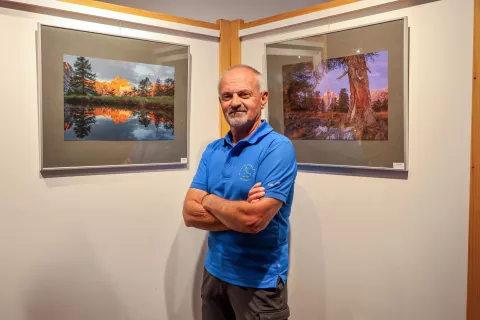 Franci Pogačar fotografska razstava GORI DOLI NAOKOLI, galerija TNP / Foto: Tina Dokl