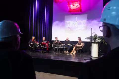 Predstavitev albuma MUSICK v ljubljanski Cukrarni je potrdila, da Laibach ostajajo eden ključnih fenomenov umetni&scaron;ke krajine. / Foto: Matic Zorman