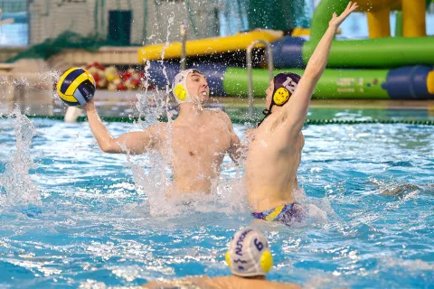vaterpolo prva tekma finala finale Triglav KR in Branik MB / Foto: Tina Dokl