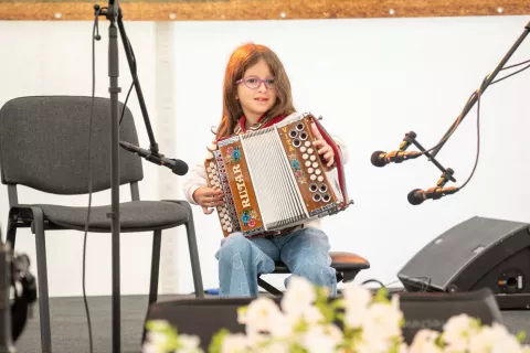 Tekmovanje harmonikarjev Križ pri Komendi / Foto: Primož Pičulin