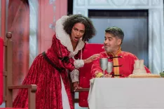 Mezzosopranistka Irena Yebuah Tiran in baritonist Dejan Heraković sta med osrednjimi gosti jubilejnih &Scaron;enčurskih poletnih glasbenih srečanj. / / Foto: Foto: arhiv festivala (Miro Erzin)