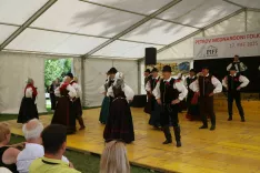 Preddvorski folklorniki imajo dolgoletno tradicijo. Že od leta 1952 ohranjajo plesno in oblačilno dedi&scaron;čino Preddvora. Ponosno predstavljajo slovensko ljudsko izročilo. / Foto: alenka brun