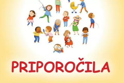 Pediatrična priporočila, spletna stran / Foto: Vir: Sekcija za primarno pediatrijo pri Združenju za pediatrijo