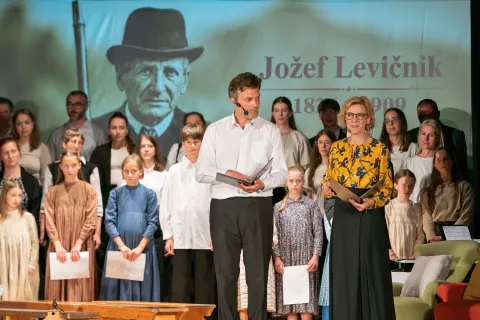 Slavnostna akademija 200 let rojstva, Jožef Levičnik / Foto: Simon Benedičič