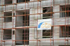 Gradnja ceste in blokov OPPN Partizan Jesenice / Foto: Nik Bertoncelj
