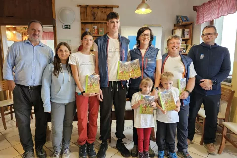Sodelujoči na novinarski konferenci PZS / Foto: Manca Ogrin