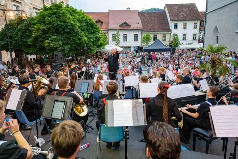 Koncert Pihalnega orkestra Mestne občine Kranj - POK IT &ndash; Uspe&scaron;nice Sanrema / Foto: Primož Pičulin