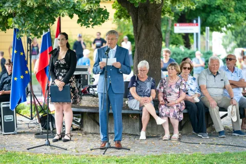 Občinska proslava ob državnem prazniku Dan državnosti Občina Radovljica 2026Pod lipo, Radovljica 24. junij 2026 / Foto: Nik Bertoncelj