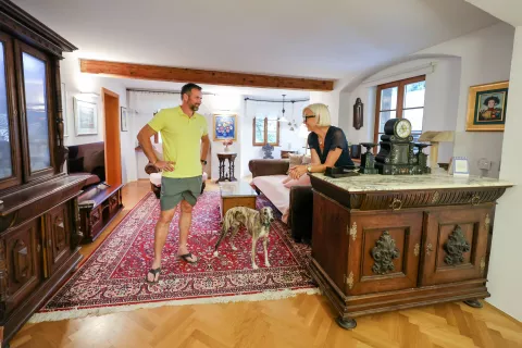 Plnada hi&scaron;a lastnika Aljo&scaron;a in Bojan Fajfar / Foto: Tina Dokl