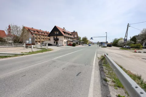 Zapora ceste skozi Naklo