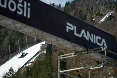 Priprave na SP v poletih Planica 2026petek 20.3.2026 / Foto: Nik Bertoncelj