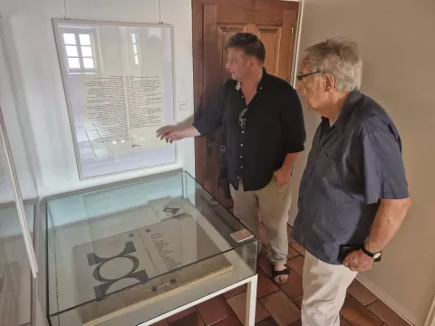 Razstavljena je tudi originalna grafična mapa Grafika Ljubljana '71 / Foto: Igor Kavčič