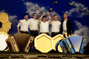 Ansambel Jazbeci, 3. nagrada &Scaron;teverjan 2026 / Foto: arhiv organizatorja