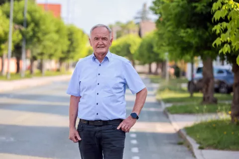 Ciril Kozjek župan občine &Scaron;enčur / Foto: Tina Dokl