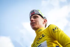 Francija, Nica.20. etapa Dirke po Franciji.Slovenski kolesarski zvezdnik Tadej Pogacar (UAE Team Emirates). / Foto: Anže Malovrh/STA
