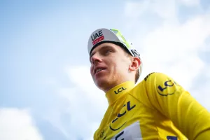 Francija, Nica.20. etapa Dirke po Franciji.Slovenski kolesarski zvezdnik Tadej Pogacar (UAE Team Emirates). / Foto: Anže Malovrh/STA