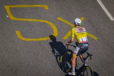 Francija, Gap.19. etapa kolesarske dirke po Franciji med krajema Gap in Alpe d'Huez.Zmagovalec 19. etape kolesarski as Tadej Pogačar. / Foto: Daniel Novakovic/STA