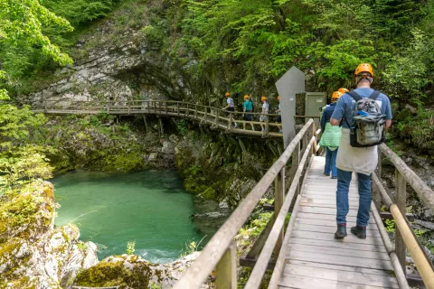 Reportaža Soteska Vintgar in turizem v začetku sezone, 19. maj 2026vstopna točka / Foto: Nik Bertoncelj