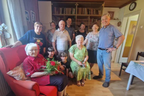 104 leta, Ivanka Ur&scaron;ič, Primskovo / Foto: Suzana P. Kovačič