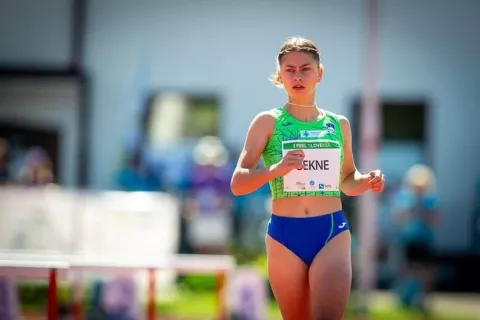 Hana Sekne si želi doseči rekord Brigite Bukovec. / Foto: osebni arhiv