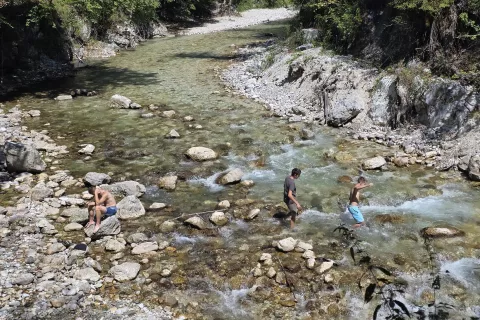 Kopanje v Kamni&scaron;ki Bistrici odsvetovano