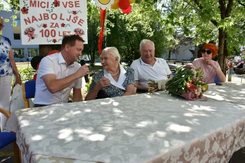 Sto let Marija Mici &Scaron;mid, Železniki, CSSS &Scaron;kofja Loka / Foto: osebni arhiv