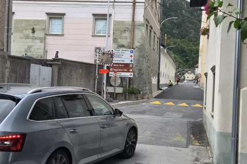 Cesta skozi Begunje je že odprta