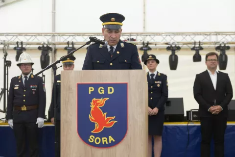 Novo gasilsko vozilo in prizidek