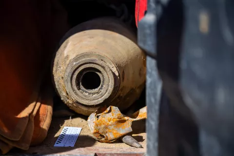 Letalsko bombo uspe&scaron;no onesposobili