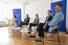 STUDIO EVROPA z naslovom &raquo;Trajnostni urbani razvoj&laquo;, Podjetni&scaron;ki inkubator Kovačnica, Kranj / Foto: Primož Pičulin