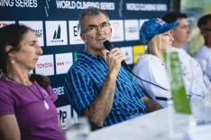 Martina Čufar Potard (levo) n Tomo Česen / Foto: Grega Valančič, arhiv PZS