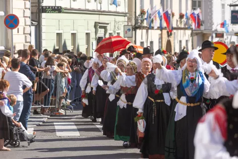 Tradicionalni festival 53. Dnevi narodnih no&scaron; in oblačilne dedi&scaron;čine. Kamnik, 13. 9. 2026 / Foto: Matic Zorman