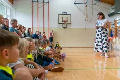 Z lanskega sprejema prvo&scaron;olcev na podružnični &scaron;oli v Selcih / Foto: Simon Benedičič