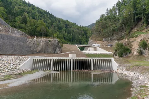 Zadrževalnik &scaron;e ni v uporabi