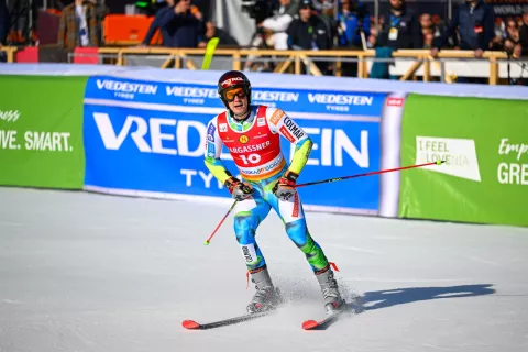 Svetovni pokal alpsko smučanje FIS 65. Pokal Vitranc 2026tekma veleslalom sobota 7. marec 2026Žan Kranjec alpski smučar &scaron;portnik Slovenija / Foto: Nik Bertoncelj