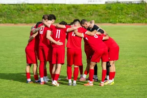 Nogometna tekma NK Jesenice proti NK Triglav Kranj2. SNL - Druga slovenska nogometna ligaJesenice nogometno igri&scaron;če Podmežakla, 18. avgust 2026 / Foto: Nik Bertoncelj