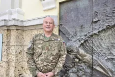 Matej Jakopič, načelnik Voja&scaron;kega vikariata Slovenske vojske. / Foto: Jože Ko&scaron;njek