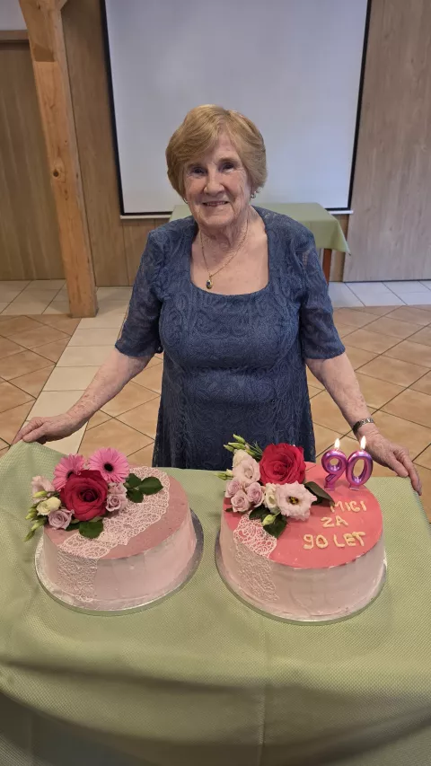 90 let, Marija Mici Koblar Železniki / Foto: osebni arhiv