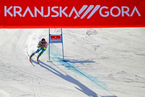 Svetovni pokal alpsko smučanje FIS 65. Pokal Vitranc 2026tekma veleslalom sobota 7. marec 2026Žan Kranjec alpski smučar &scaron;portnik Slovenija / Foto: Nik Bertoncelj