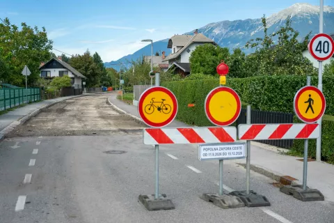 Popolna zapora zaradi prenove