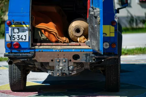 Intervencija odstranjevanja 250-kilogramske letalske bombe iz časa druge svetovne vojne Globoko pri Radovljici&scaron;tab Civilne za&scaron;čite Mo&scaron;nje, 6. september 2026Simbolična fotografija Civilna za&scaron;čita CZ NUS URSZR / Foto: Nik Bertoncelj