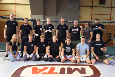 fight card 3 kolo Državno prvenstvo MMA &Scaron;portna dvorana Poden &Scaron;kofja Loka na fotografiji Gorenjske ekipe / Foto: Tina Dokl