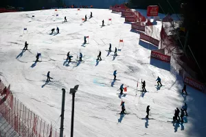 Svetovni pokal alpsko smučanje FIS 65. Pokal Vitranc 2026tekma veleslalom sobota 7. marec 2026 / Foto: Nik Bertoncelj